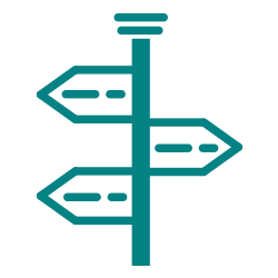 directional logo